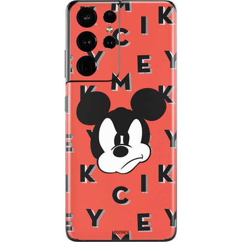Disney Mickey Mouse Grumpy Face Galaxy S21 Ultra 5G Skin